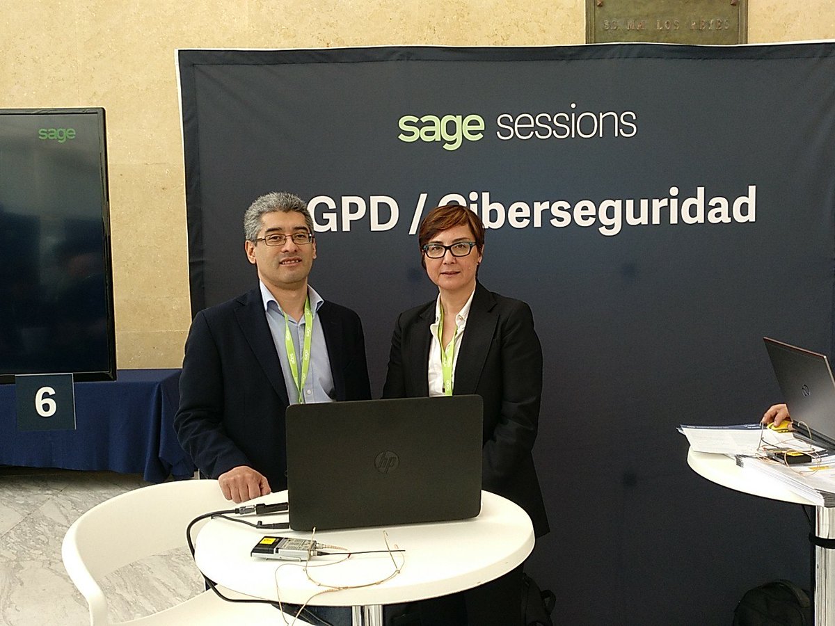 ronald_lozano_m's tweet photo. #SageSessions ¿Dudas de cómo te puede afectar el nuevo #RGPD ? Te podemos ayudar https://t.co/Hlc5HBxL1v
