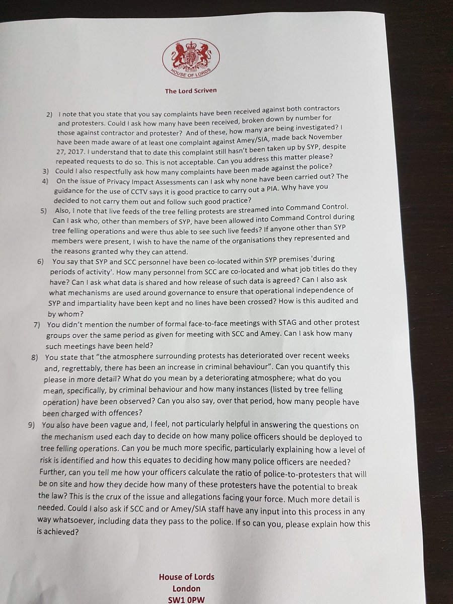Paulscriven's tweet image. So @syptweet I expect real answers this time.  I'm not going away until we get to the truth.  You will account for this kind of policing