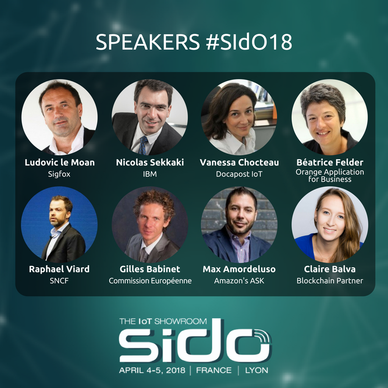 ⚡️#SIdO18 : Des speakers inspirants ! bit.ly/SpeakerS
Rdv les 4-5 avril à Lyon ! 
#IoT #DeepTech #Blockchain #5G #HealthTech #Data #RGPD