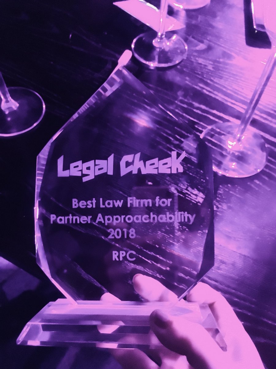 Great recognition for our Partners yesterday at the #LegalCheekAwards – We took home the 'Best Law Firm for Partner Approachability' award! <a href="/legalcheek/">Legal Cheek</a> <a href="/LifeinaLawFirm/">Life in a Law Firm</a>