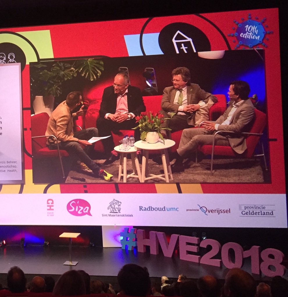 Verfrissende insteek van <a href="/egerrit/">Erik Gerritsen</a> ; #versnellingsmakelaars voor startups in de gezondheidszorg om ism investeerders de ‘valley of death’ naar ons zorgsysteem te overbruggen #HVE2018