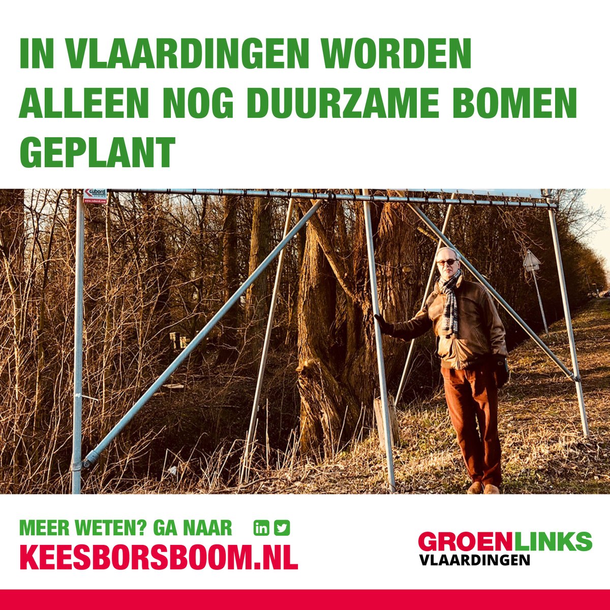 Bomen in #Vlaardingen maakt de stad aantrekkelijker en zorgt ervoor dat inwoners zich fijner voelen in de stedelijke omgeving: bit.ly/KBDuurzameBomen #GroenLinksVlaardingen #speerpunten #KeesBorsboom #lijst10 #plaats9