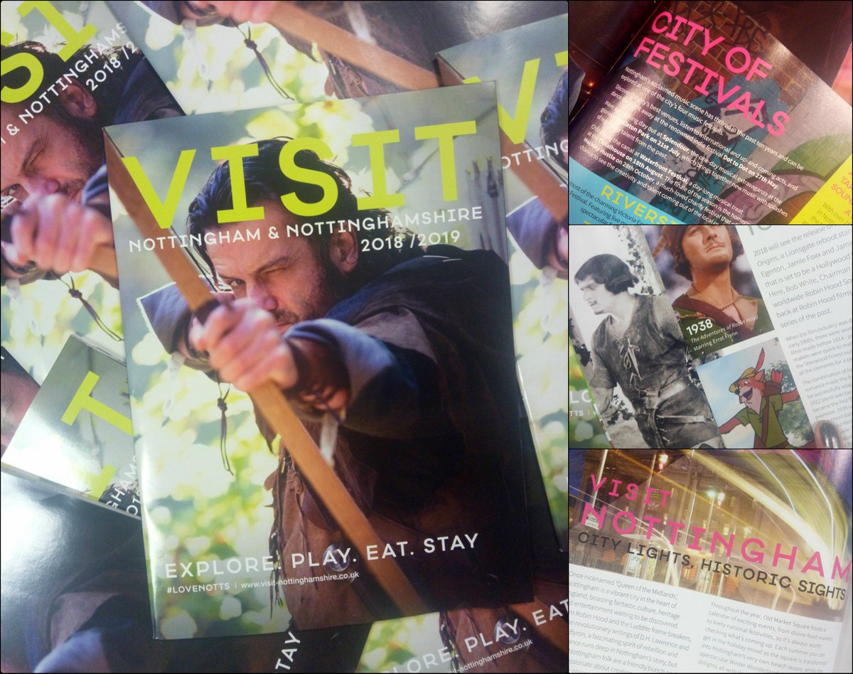 VisitNotts's tweet image. Hot off the press - the 2018 #Nottingham Visitor Guide! Read about rebels, #RobinHood, caves, cricket &amp;amp; all the wonderful things happening in Nottingham in 2018! Request a paper copy to your door, pick up in @NottinghamTIC or read online here &amp;gt; events.experiencenottinghamshire.com/wp-content/upl… #lovenotts