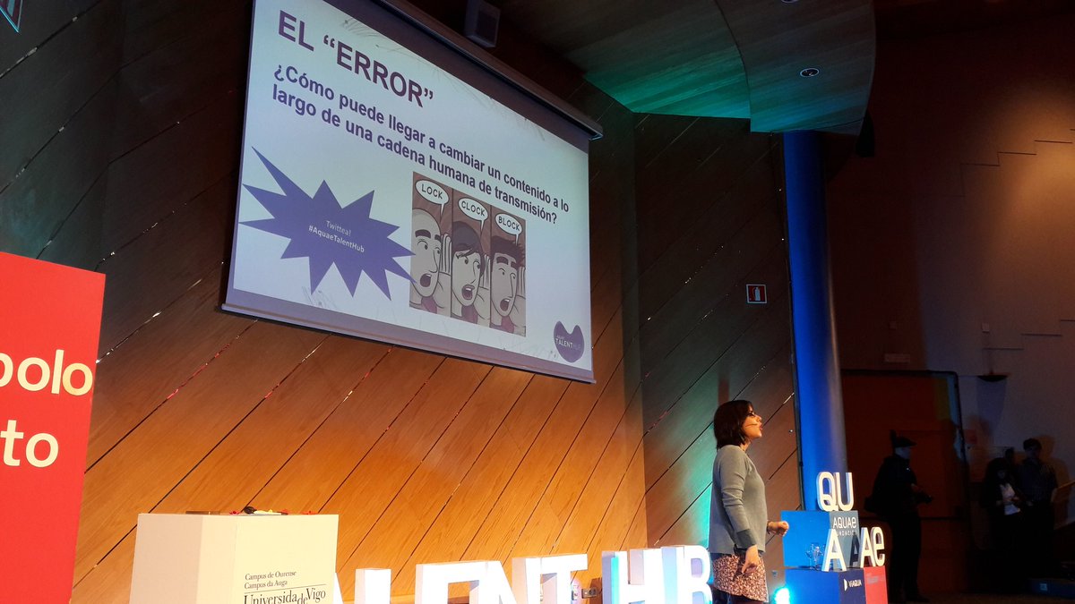 El error puede dar lugar a situaciones positivas inesperadas. No siempre puede interpretarse de forma negativa. Nos lo cuenta Irene Lapuente en #AquaeTalentHub #ourense #ciencia