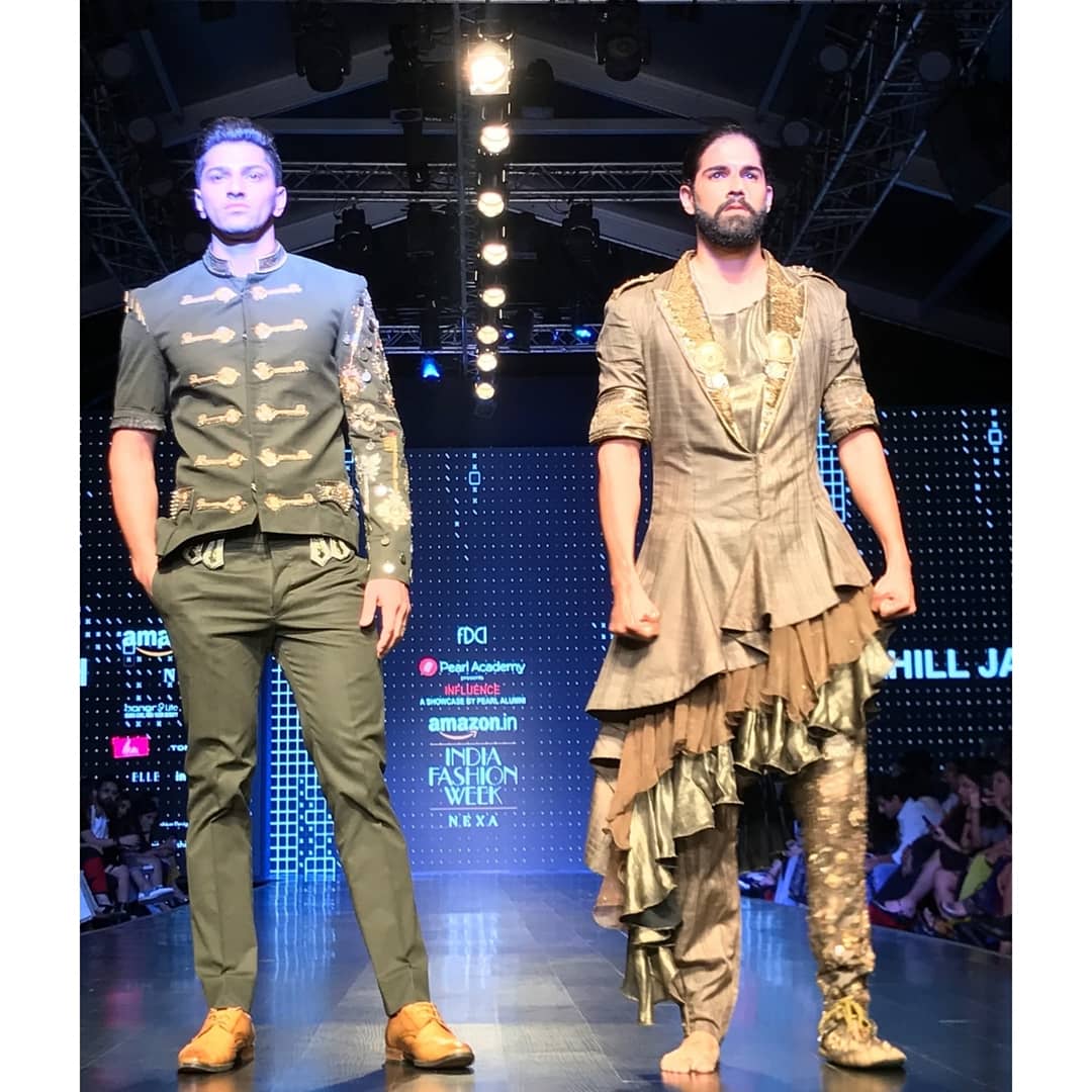 Shantanu & Nikhil at the 
@thefdci Amazon India Fashion Week
@PearlAcademy Influence Show
Day 2
#AIFWAW18 #aifw #aifw18 #shantanunikhil #shantanuandnikhil @shantanunikhil #pearlacademy #autumwinter #letitpret #womenswear #mensfashion #fashionlovers #fdci #fashionweek #modistadxb