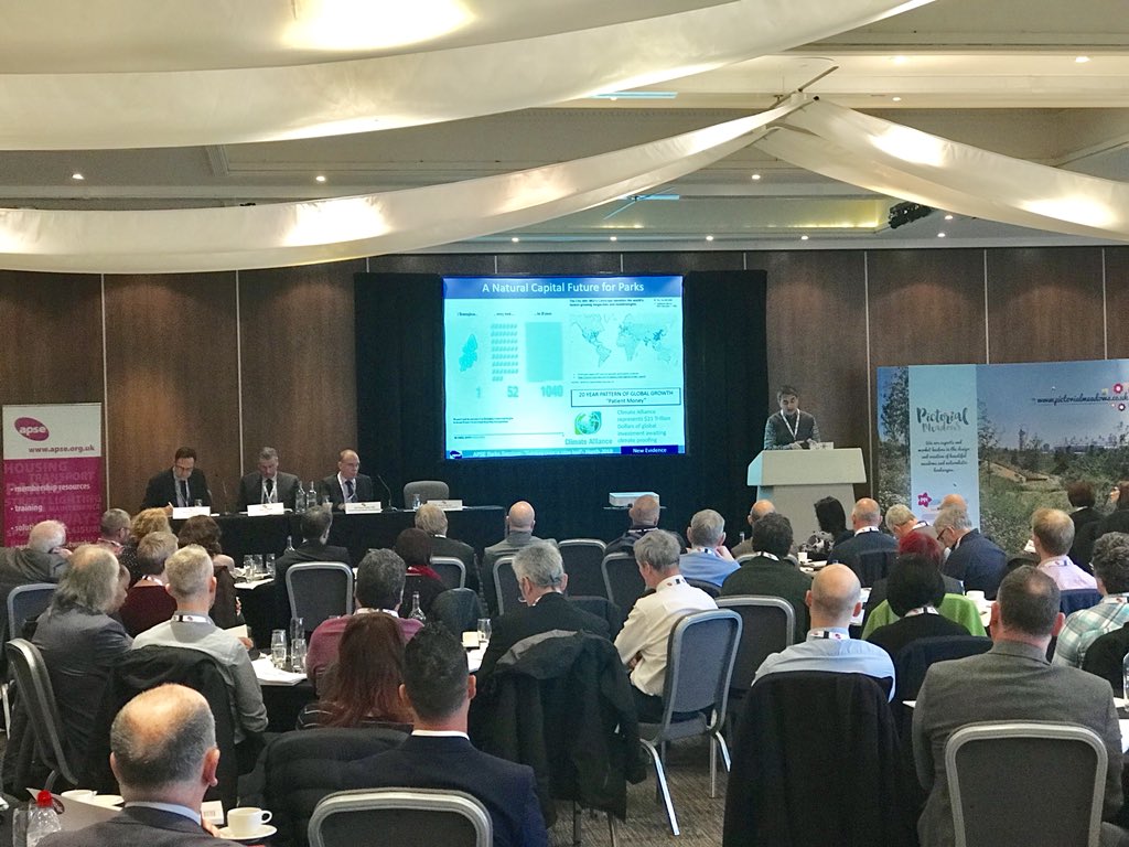 apseevents's tweet image. Now we hear from Nick Grayson Climate Change and Sustainability Manager, @BhamCityCouncil, looking at how parks can be re-purposed and re-valued to help meet 21st century challenges.  #NaturalCapital #APSEparks #StarFramework