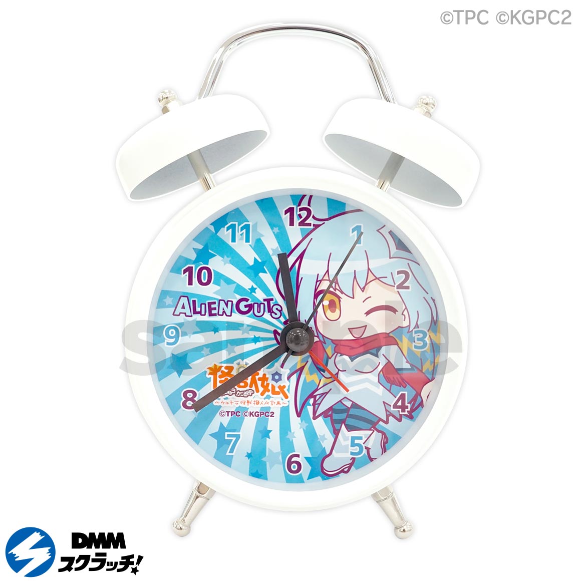 D28】DMMスクラッチ! 怪獣娘ウルトラ怪獣擬人化計画 スクラッチ A-3賞 ガッツ星人 ボイス目覚まし時計 L028