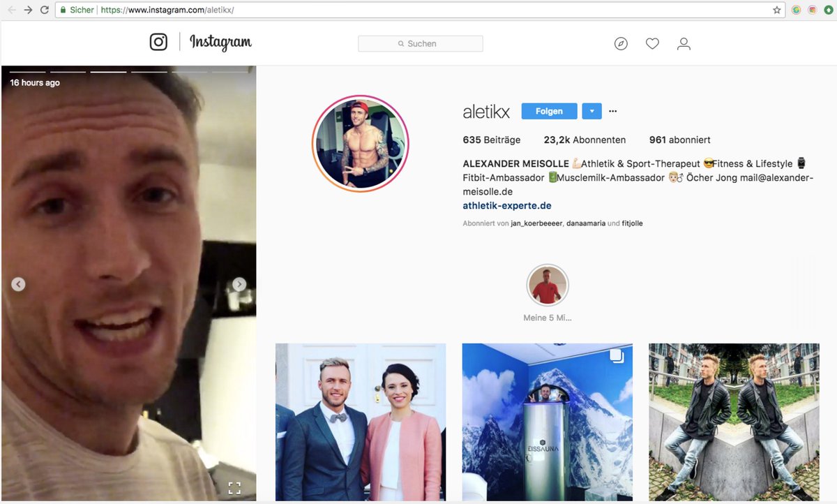 chedjoukm's tweet photo. Instagram affiche maintenant les Stories en taille réelle à côté de votre profil lors de leurvisualisation sur un ordinateur de bureau ou laptop.

#CM #socialmedia https://t.co/yUicebtzPX