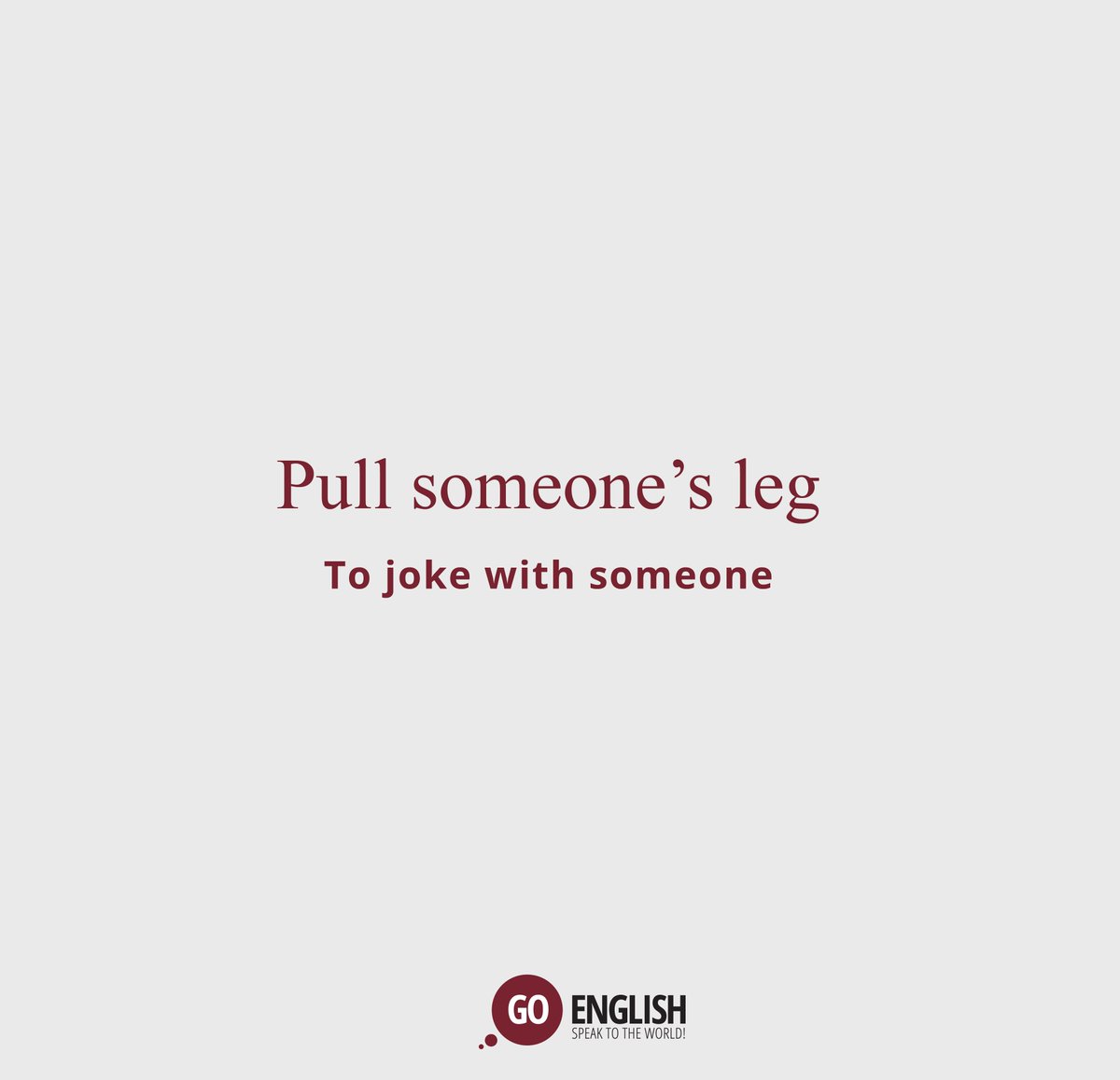 goenglishcouk's tweet photo. Idiom of the week! #learnenglish #idiom #goenglish https://t.co/19GIq0v7wH
