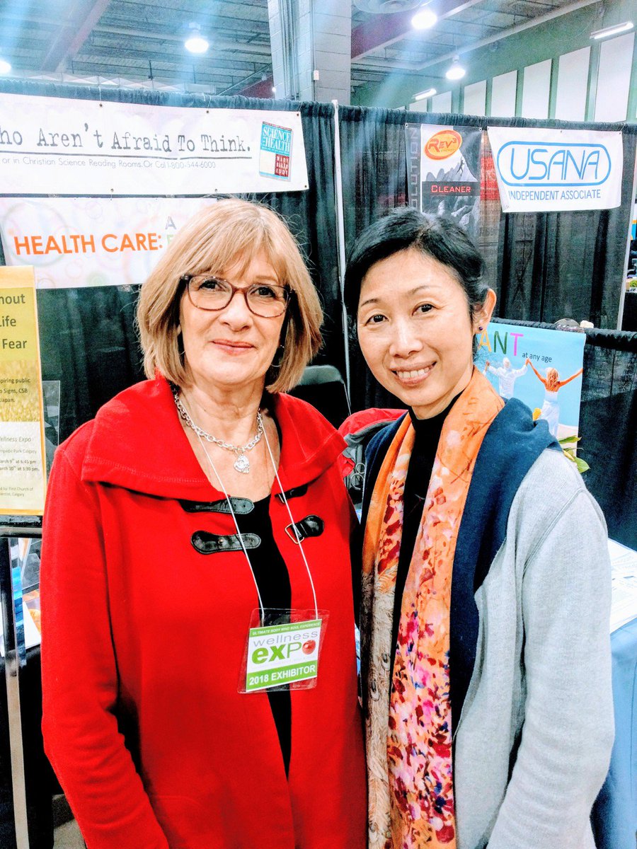 yyccsspiritual's tweet photo. Wonderful weekend at the Calgary Wellness Expo, with our guest speaker,  Fujiko Signs, CSB from Tokyo Japan #God,#healing#Love#spirituality
https://t.co/KTfAIigDad https://t.co/EZ3yHkhdt2