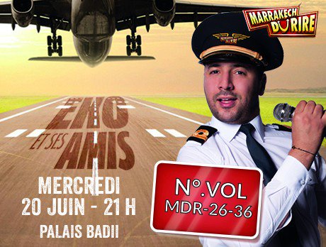 Gala Eko et ses amis - <a href="/MarrakechDuRire/">Marrakech du Rire</a> 

Le mercredi 20 juin 2018 à #Marrakech

En savoir plus >>> bit.ly/2tPlgAV

#EVma #Events #Maroc #MDR2018 #Spectacle #Humour