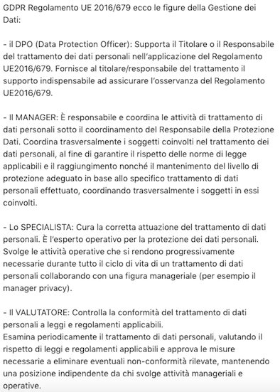 ISFMworldwide's tweet photo. #GDPR: le figure che formeremo nel nostro corso in partenza il 26 Marzo su "I Professionisti della #Privacy"a #Milano. https://t.co/hhMiFVmrFb
