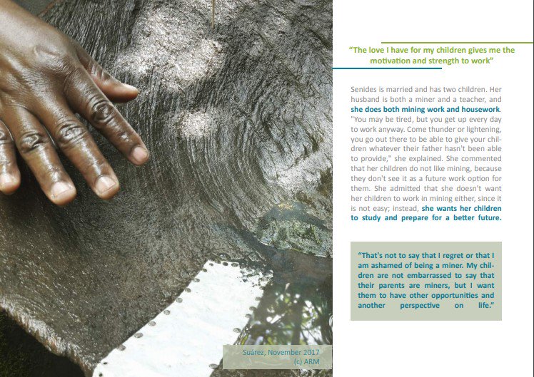responsiblemine's tweet photo. #shareASM Day by day we learn from the #miners, they are the drivers of #change in their territories. Read our #communitystories to better understand their realities. Senides’ story on #gender and #women in #ASM > https://t.co/KTV3P4lm6p https://t.co/MDyGWRIJfj