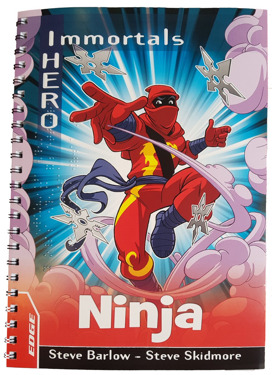 Exclusive news! I HERO Ninja by @the2steves and <a href="/JLawrence_Art/">Jack Lawrence</a> braille edition! Thanks so much to @PiaBraille and @SDSALeicester for all their help.