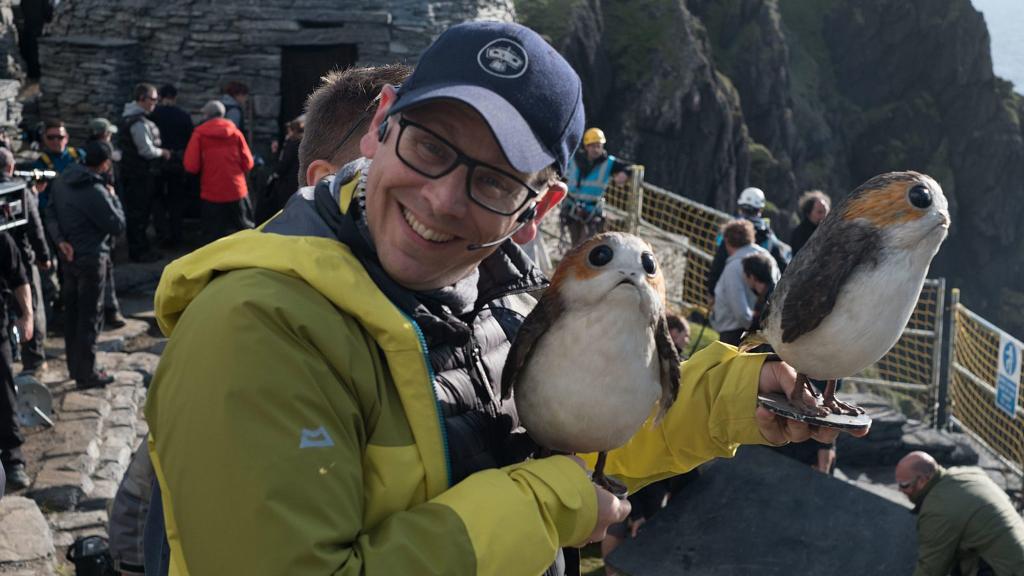 starwars's tweet photo. BB-8 and porg puppeteer Brian Herring on his journey to #TheLastJedi. https://t.co/2p5SZM8mjC https://t.co/hnVBRAr9tf