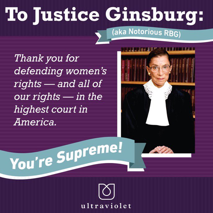 Happy 85th birthday to Justice Ruth Bader Ginsburg, Notorius RBG! 