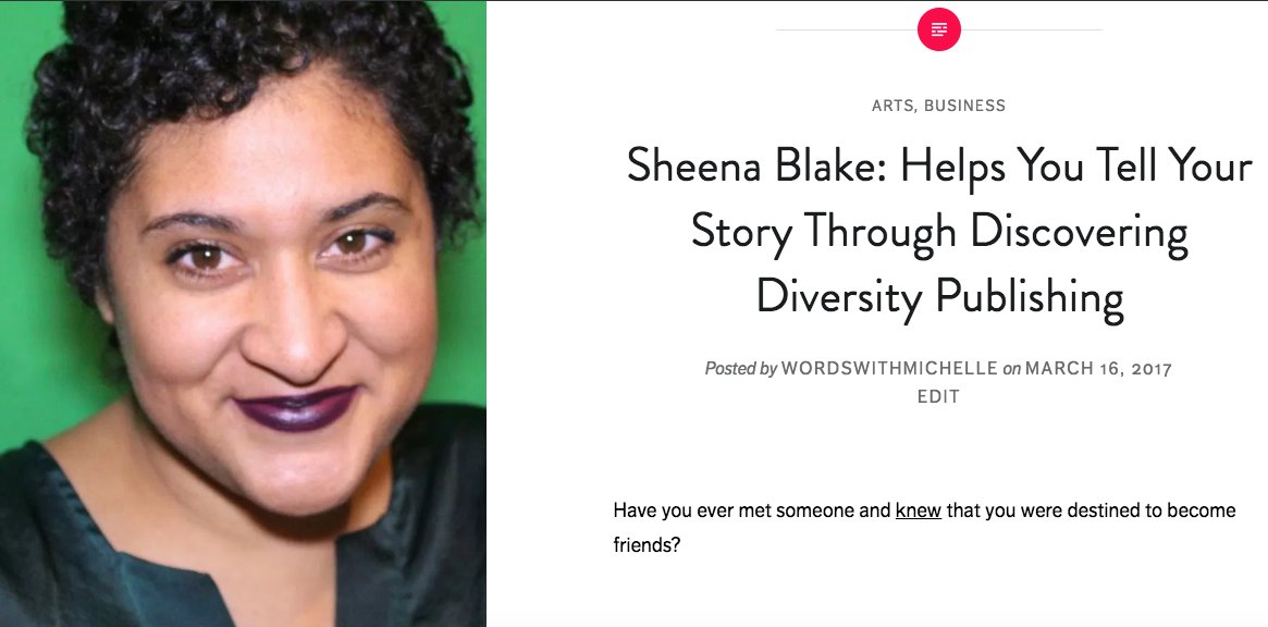 wordswmichelle's tweet photo. Can you believe it's been a year since I posted our chat on #wordswithmichelle, Sheena? Thanks for letting me feature your fabulousness & for speaking about #selfpublishing @DiscoveringDiv #torontoblogger #selfpublishing #books #tbt #writeyourbook https://t.co/79N8JAS9Bj https://t.co/YJqkJXdTpm
