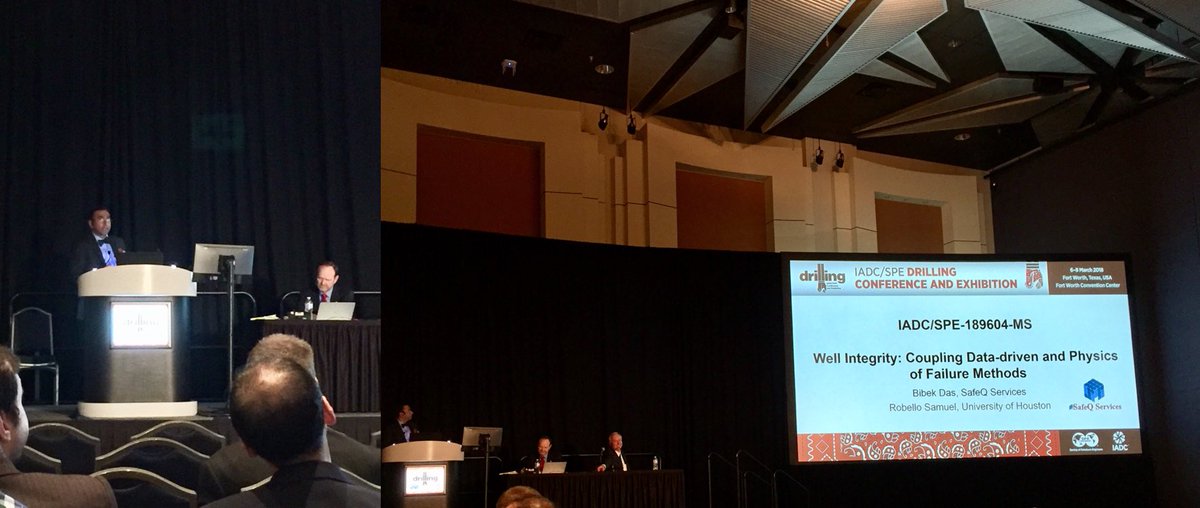 sicherheitsol's tweet photo. SafeQ Services presented on March 7th at the IADC/SPE Drilling Conference &amp; Exhibition in Fort Worth, Tx. #WellInterigty #Drilling #Completions #Reliability #DataAnalytics #OilAndGas #Data #Safety #Risk #Texas #Integrity https://t.co/0ERb6z44Xd