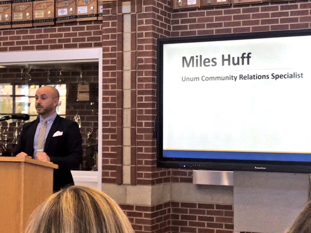 “We have chosen to partner on this program because we know that great  futures begin with great education. And great education is the foundation of strong communities.” @mileshuffunum #HCSFutureReady #classof2023 <a href="/HCSfutureready/">Office of Future Ready Students</a> @unumnews #unumcares
