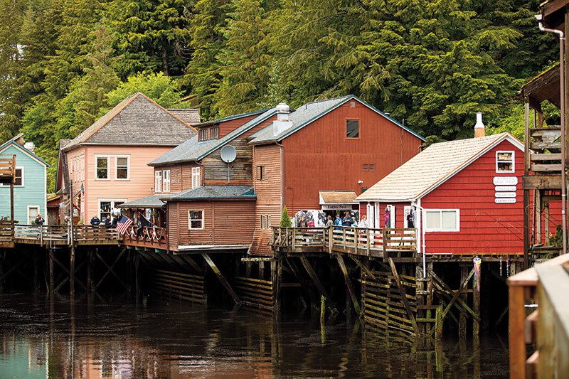 Welcome to Creek Street in #Ketchikan - just one of the gems you can discover on a <a href="/HALcruises/">Holland America Line</a> #Alaska voyage. Not sure if you want to visit Alaska? Join us for a webinar to learn all about this destination! March 20, 2018 at 10AM PST. Register at: bit.ly/2oZ7Exe #cruise