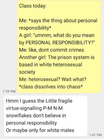 NewWorldHominin's tweet image. Texts with my mom. She is 100x cooler than me

(P-M N-M = postmodern neo-marxist)