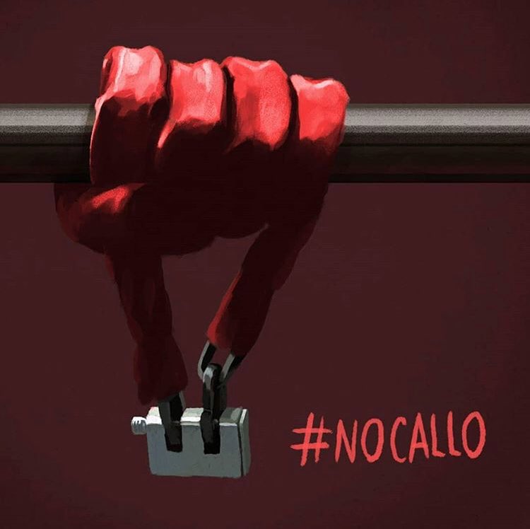 PiedrahitaLuis's tweet photo. Hace 40 años no se podía hablar de nada. Luego vinieron años en los que se podía hablar de todo. Hoy parece que se puede hablar de todo pero en realidad es mejor estar callado. La @revistamongolia condenada a 40000€ de multa por un chiste. #NoTeCalles
Cartel de @Riki_Blanco https://t.co/hHnoOu2f1G