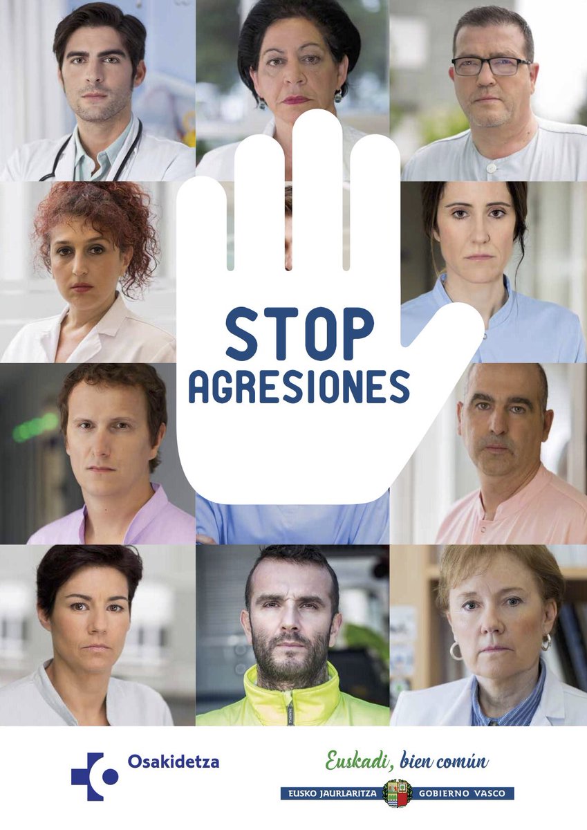 lurubeta's tweet photo. Campaña de @osakidetzaEJGV y @OsasunEJGV contra las agresiones a profesionales https://t.co/qDdDyDbpJu