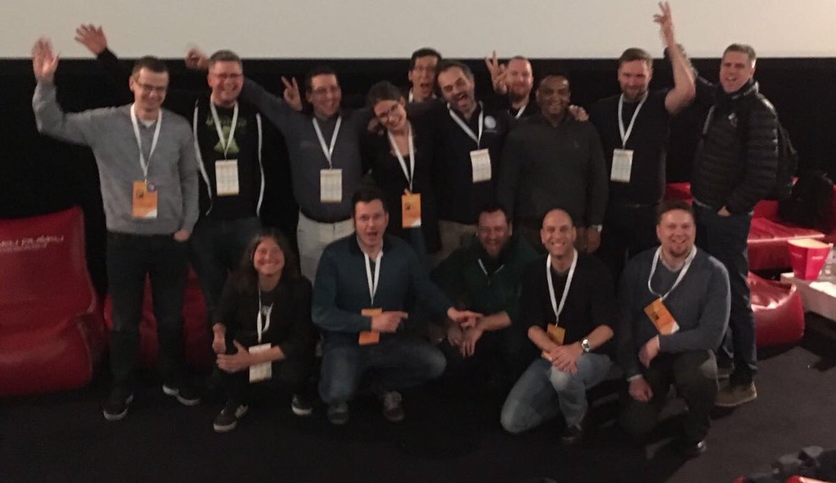 huettermann's tweet photo. Thanks so much for the great experience, and dear organizer: thanks for this awesome conference. Many greets from the speakers of DevOpsPro Vilnius. https://t.co/MQponZlXyo