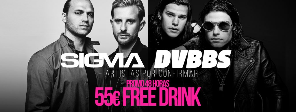 AronaSummerFest's tweet photo. Primeros artistas confirmados en #ASF2018 @sigmahq @DVBBS 🔥🔥 https://t.co/54O4w0bsMb