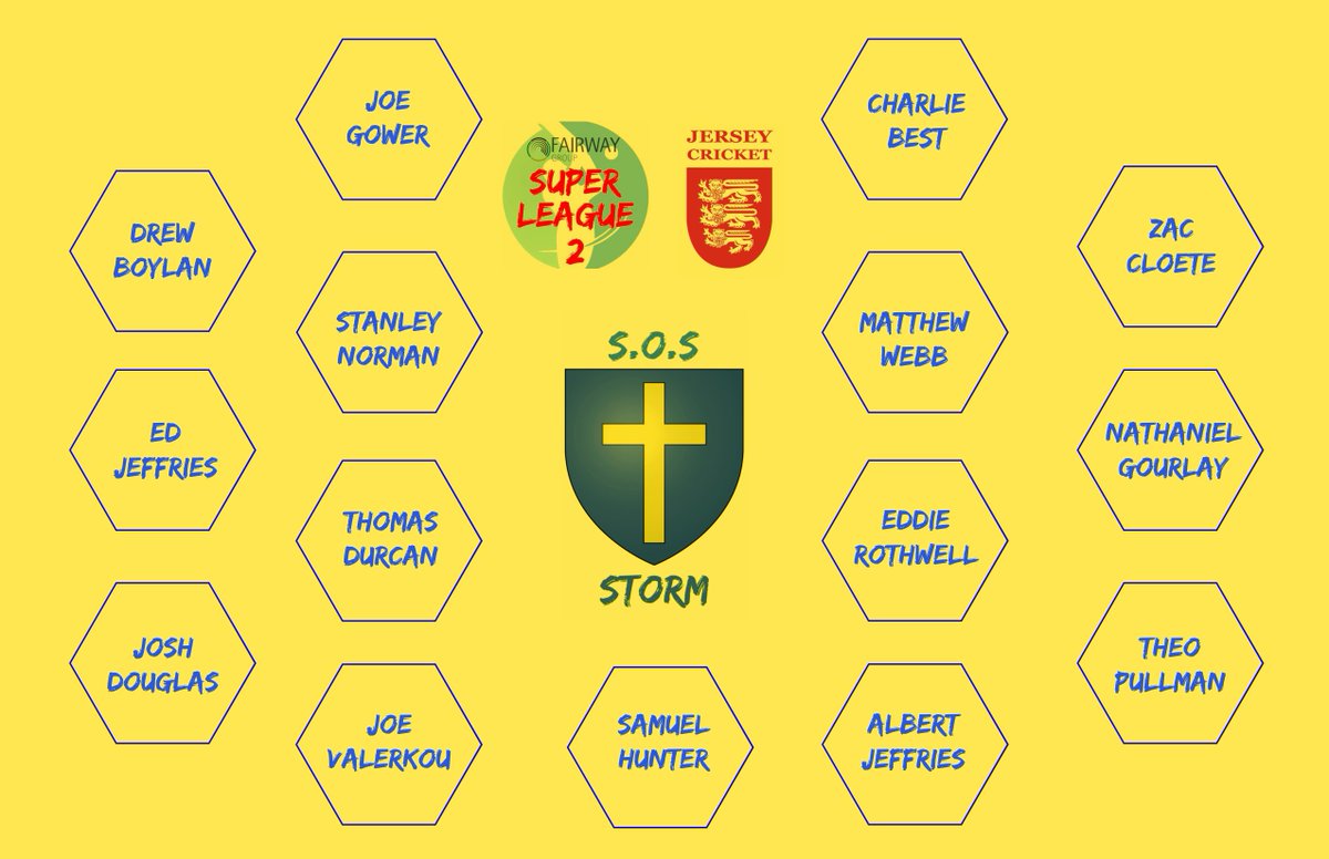 SuperLeagueJsy's tweet image. Up next we have the second placed @StOuenSpringCC Storm squad for @FairwayJersey Super League 2. Will they go one better and lift the trophy this time? #FSL2
