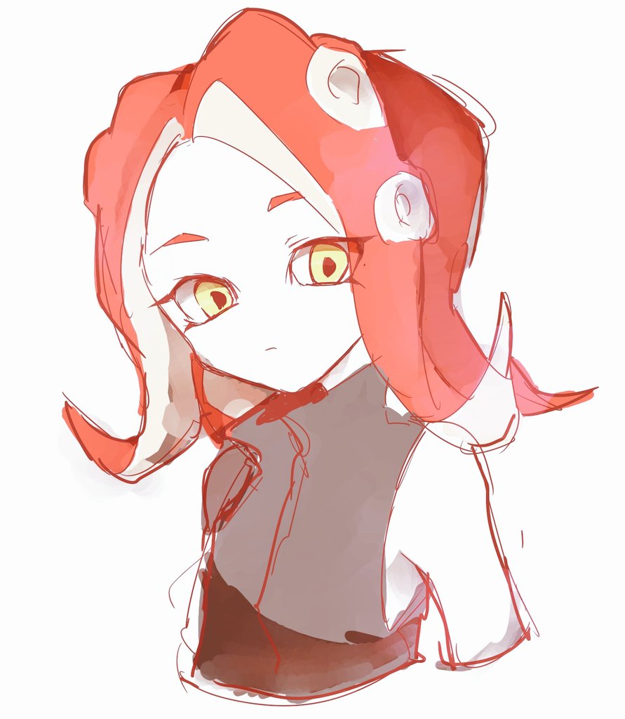 8号 ,octoling_girl 「タコさんの遊戯王み好き 」|nanのイラスト