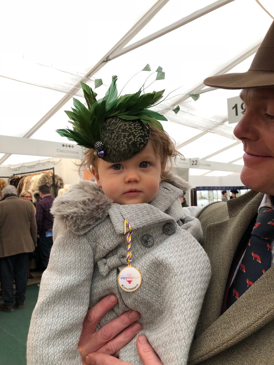 Youngest Festival fan with theJudge!#ITVRacing