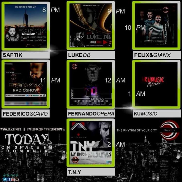 felixandgianx's tweet photo. Tonight at 10pm (9 pm in Italy) on Space FM Romania!!!! Stay tuned!
https://t.co/PMOBxZqx5H https://t.co/zly7JKDcgF