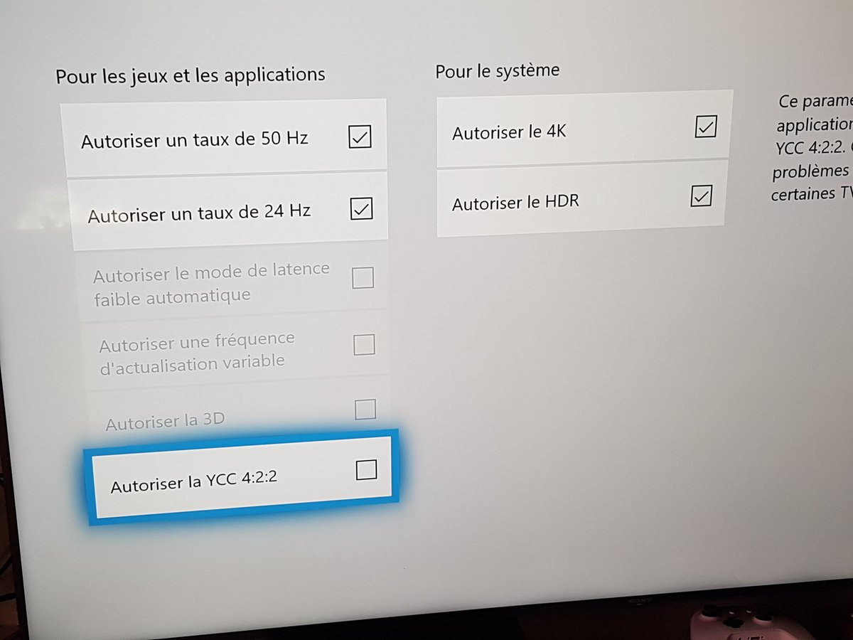 DaddyGeeky's tweet photo. #XboxOne le support #VRR @AMD FreeSync et le mode Auto Low Latency #ALLM sont arrivés https://t.co/097dUb9FHd