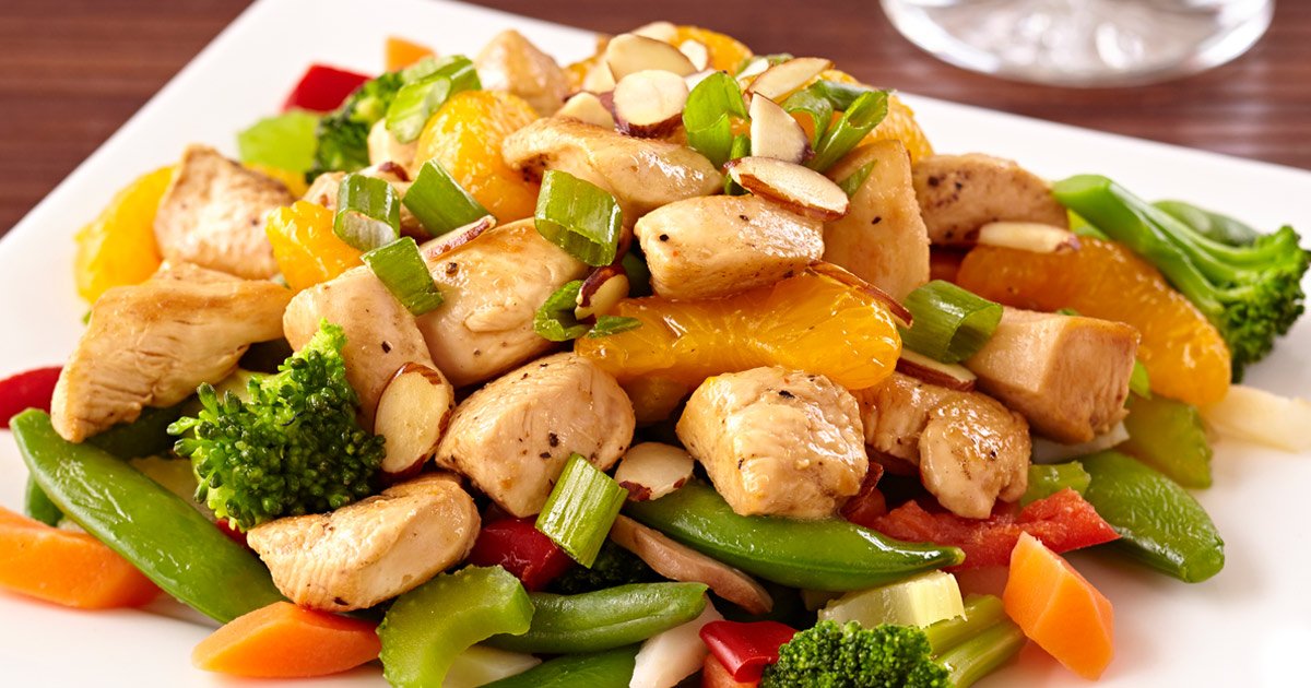 Chinese chicken stir-fry recipe… new on the website today! You can make it in under 30 min! Check it out at hungry-girl.com, and sign up for free Hungry Girl daily emails there!