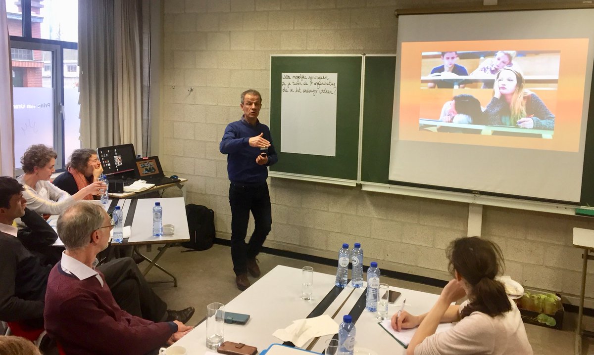 AshokaBelgium's tweet image. Dirk Deboe from @EduNextvzw discusses the current challenges of the education system in Flanders and what’s our vision for change. @TeachForBelgium #ChangemakerED #ChangemakerSchool