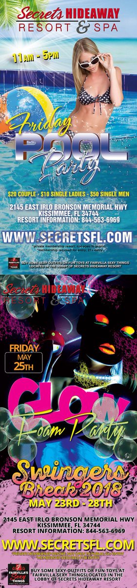 Swingers Club Secret tweet media