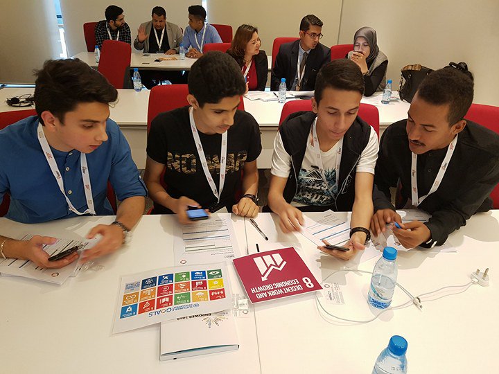 munimpact's tweet photo. #munimpact ran its first workshop using MUN Impact tools. The conversation was engaging, and everyone walked away from the session knowing a lot more about the SDGs. Thanks @SDGtracker! Your tool was well used by participants. Thank you to the wonderful Empower 2018 participants! https://t.co/x5bpwbzcoN