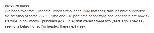 VVMentors's tweet photo. .@GANConnect's @rileypat is visiting Western MA next week! Thanks for the shoutout Pat! We're excited to have you here! https://t.co/XI1McEgasT