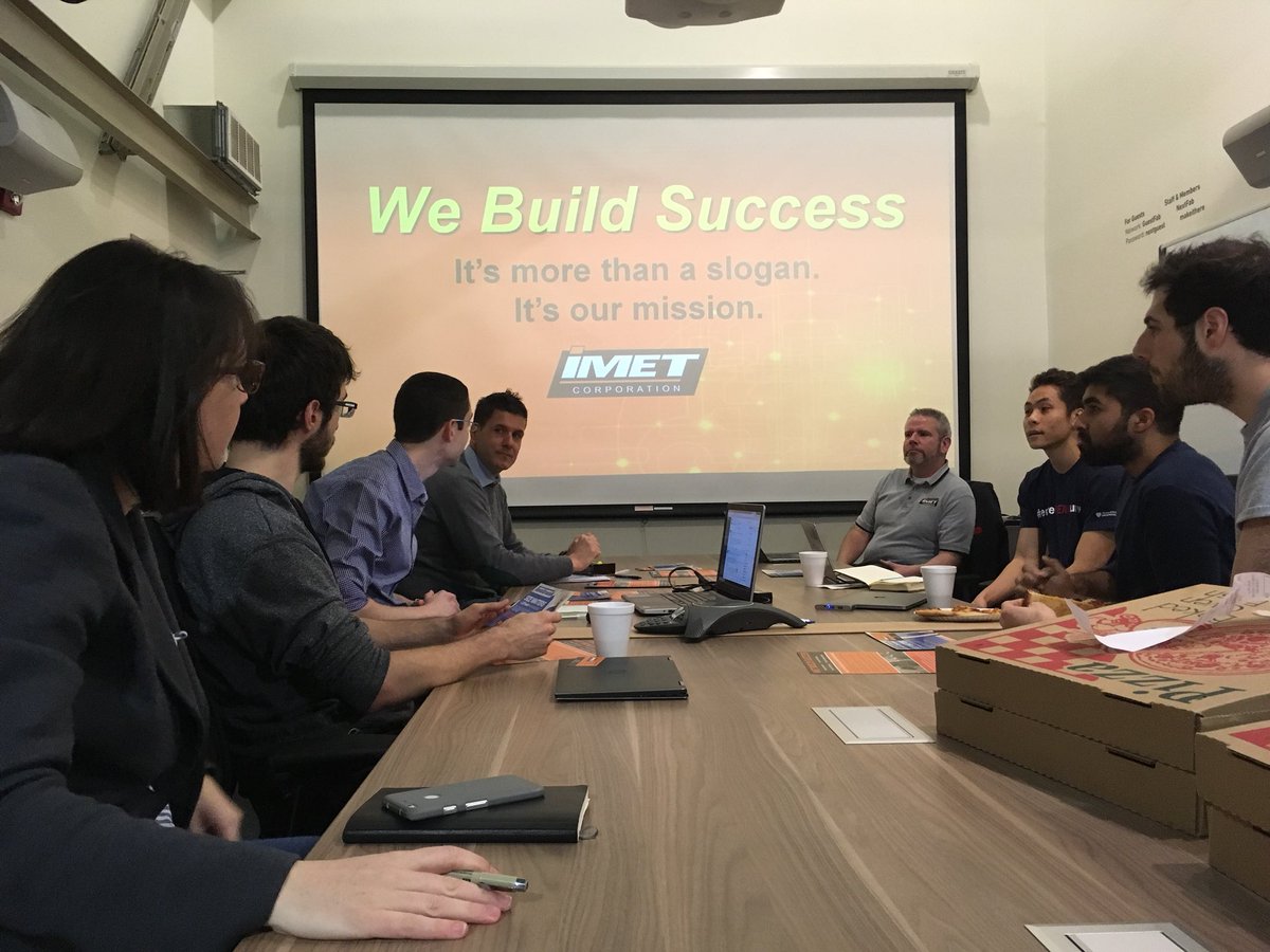 NextFab_PHL's tweet photo. “When I was younger I wanted to be a rockstar.” CEO of @IMETCorporation here at NextFab giving great advice on entrepreneurship and electronics to our resident #startup companies. https://t.co/0bjxLUhZbe