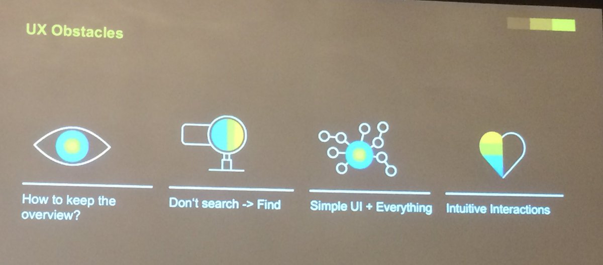 LightnerRenee's tweet photo. 4 Vs of big data: Volume, Variety, Velocity, Veracity -- And the UX obstacles to explore this big data in the VR world.  @SAPHybris #SXSW18 https://t.co/26knIKdveI