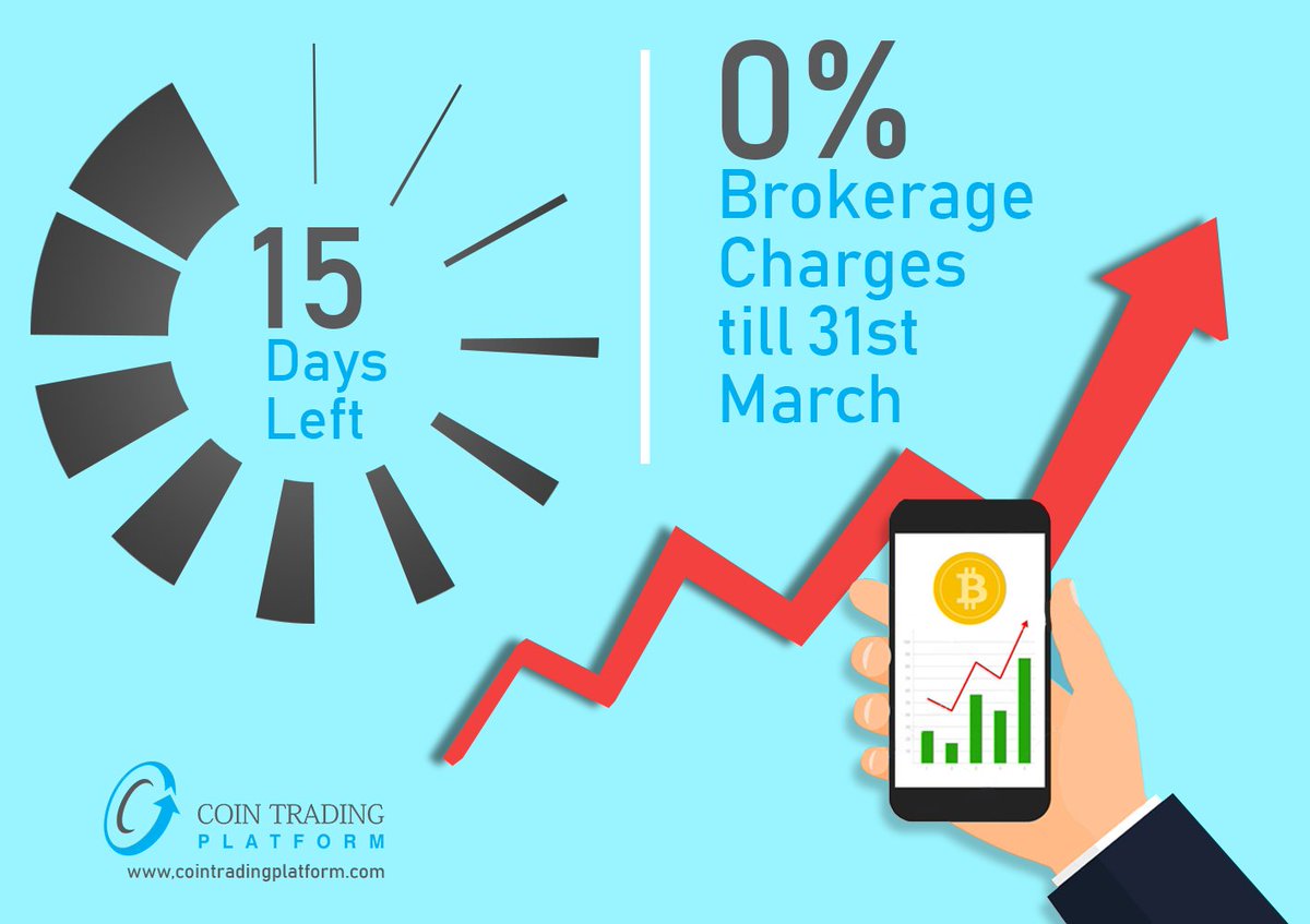 coin_platform's tweet photo. Coin Trading Platform is the most reliable exchange platform in crypto space. We are exclusively offering 0% brokerage charges for all your trading on our platform till 31st March. Hurry up, only 15 days are left. 
Avail the opportunity with us!
https://t.co/q27rnh6yyw https://t.co/BAFx64ojKa