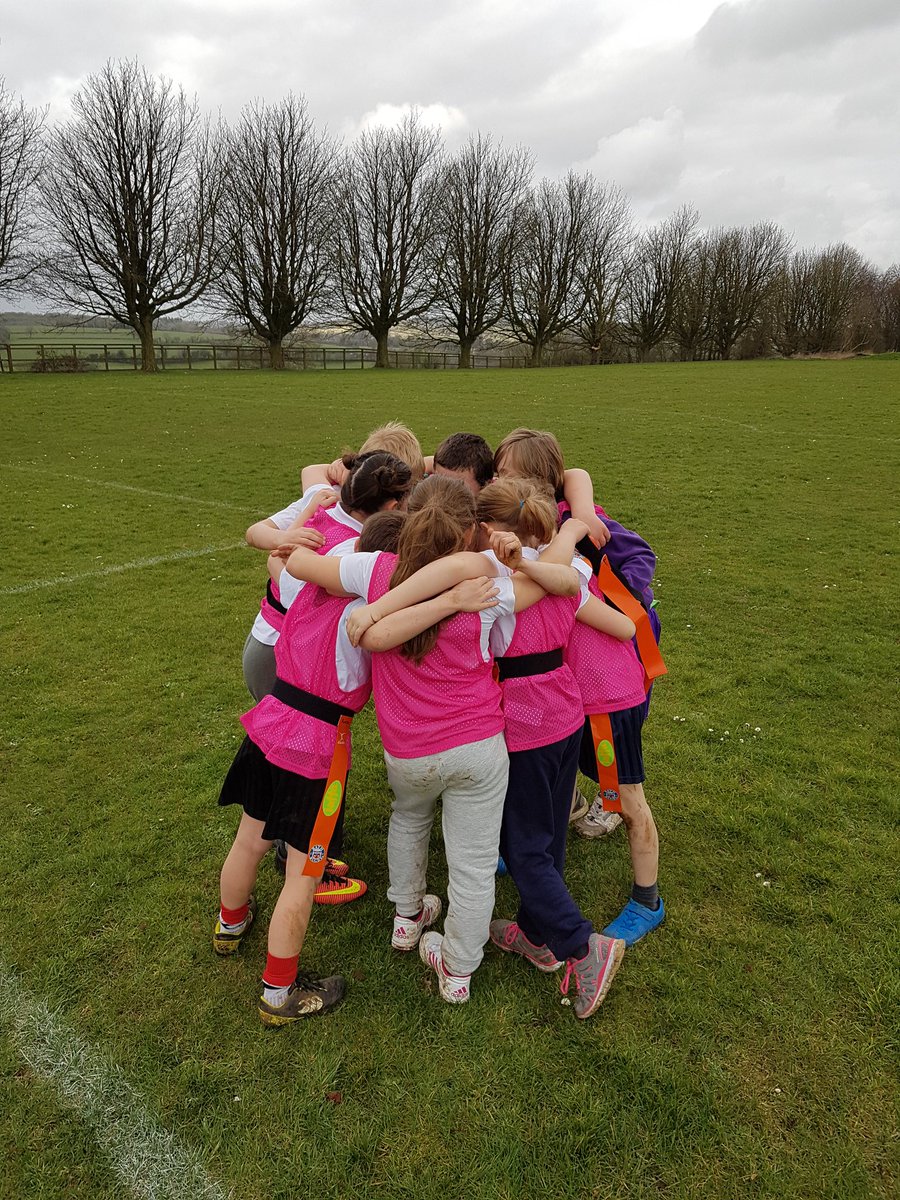 rode_nortonPE's tweet photo. Team huddle in between tag rugby games @OakfieldAcorns this afternoon. Thanks to Jason from @SASPsomerset for organising a great tournament. #runforwards #passbackwards #TAG #try #GoTeamRodeandNorton https://t.co/IWjZZw6okM