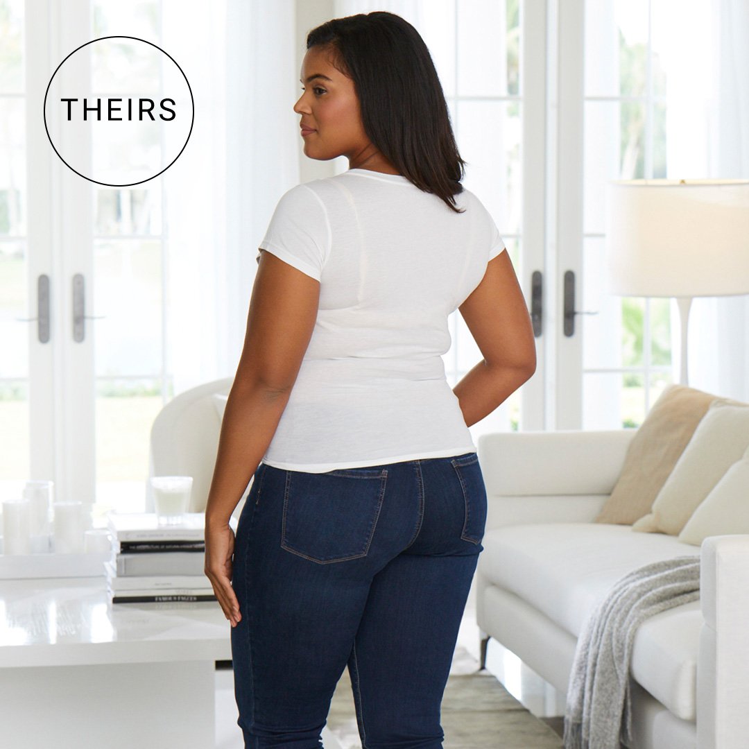 SomaIntimates's tweet photo. Our Vanishing® collection really does disappear under clothing. Just check out ours vs. theirs to see it in action. Plus, get a FREE Vanishing Edge panty w/ Vanishing Back Bra purchase at https://t.co/XjZCoYANH4 (limited time!) https://t.co/IrWYYS9E22
