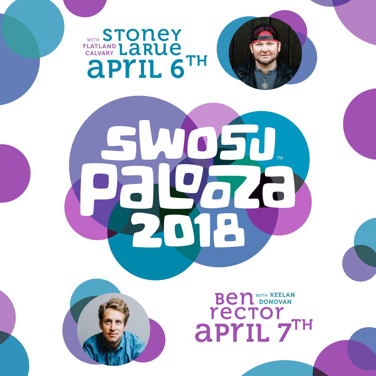 SWOSUSGA's tweet photo. SGA &amp; the SWOSU Panorama Series are bringing you our best SWOSUpalooza to date! Two days of fun featuring evening concerts both nights and a day event on Saturday with games, live music, vendors, and food trucks. See you there! #SWOSUpalooza

TICKETS: https://t.co/bE1U4G9bji https://t.co/Gey00gZ6p1