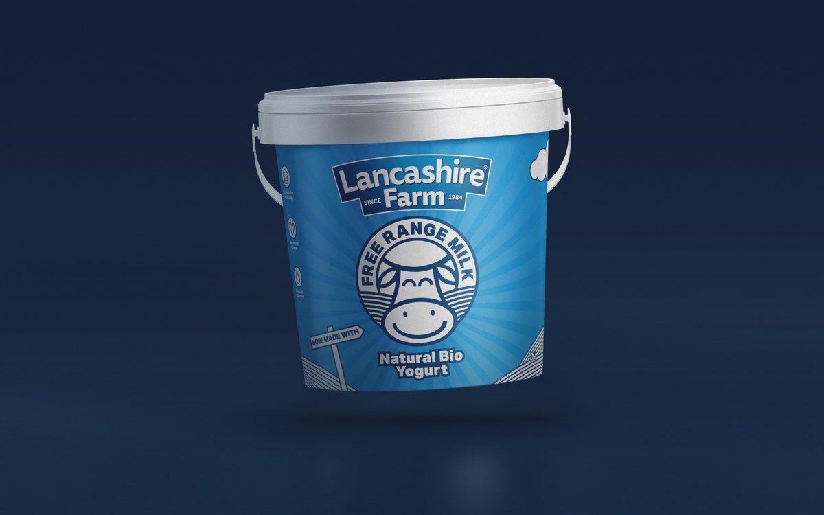 BGNMCR's tweet photo. 👀 Quick little preview of a case study that’s coming soon. New packaging for @LancashireFarm, all centred around our free range Grazing Guarantee sub-brand. https://t.co/hZuTgZdhOS