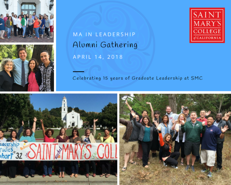 smcleadership's tweet photo. Calling all MA in #Leadership Alumni! We have an Alumni Gathering on April 14th, RSVP Today. 
https://t.co/DyRFdGccA9 https://t.co/uWSFgDZZ7M