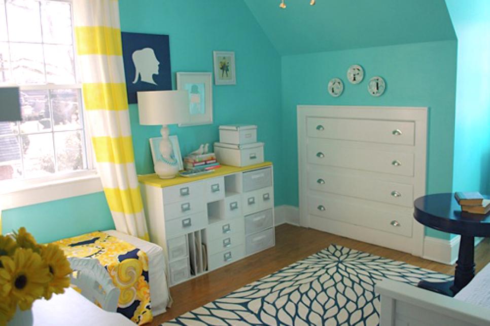 If you need more storage space for your clothing, but don't have room for a piece of free-standing furniture, consider installing a built-in dresser. 
#BedroomDecor #BedroomStorage