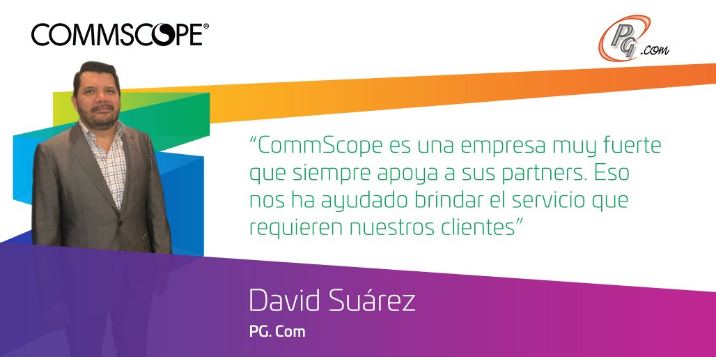 CommScope's tweet photo. #CSKickOff "#CommScope es una empresa que siempre apoya a sus #partners, eso nos ayuda a ser diferentes en el mercado y brindar el servicio que los clientes requieren". David Suárez @Pgcom_mx #CALAPartners #CommScopeCALA #LíderesTI https://t.co/JXjerrBTCp https://t.co/z9XKWZkgQL