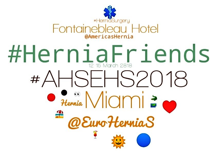 hgok's tweet photo. #AHSEHS2018 ended! I enjoyed the meeting.Thx to @AdralesG @AmericasHernia and to the organizing committee for a job well done. See you #HerniaFriends next year at Hamburg #EHS2019 #HerniaSurgery https://t.co/IADCt6CZV8